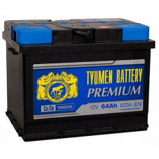 Аккумулятор Тюмень (премиум) 64Ah 620EN